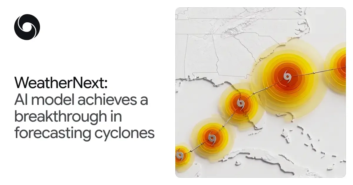 WeatherNext AI model promises an extra day of cyclone forecasting accuracy