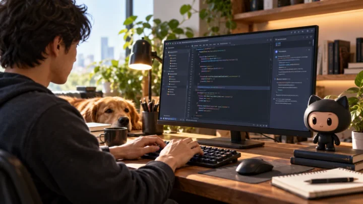 Featured image illustrating a lightweight AI model for fast coding tasks.